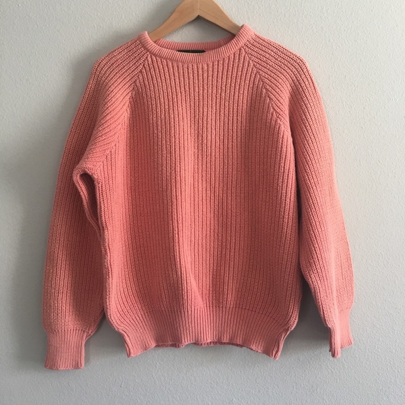 J. Crew Sweaters - Vintage J. Crew Salmon Pink Sweater